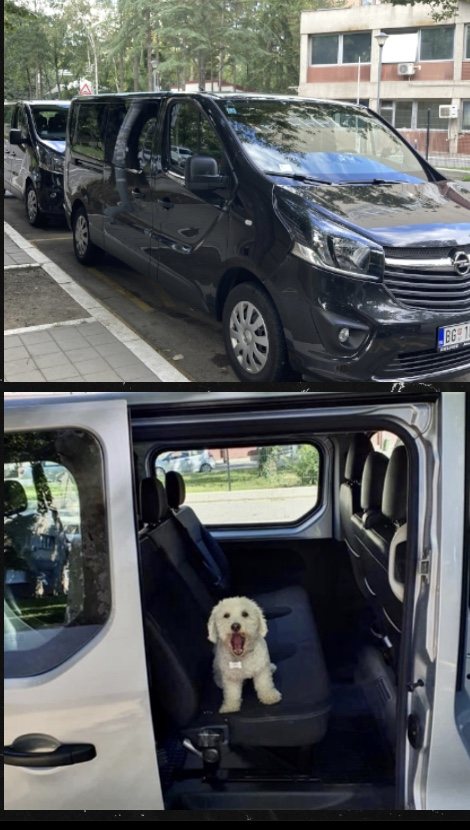 Kombi vozila Poni Transfer i udoban prostor za putnike